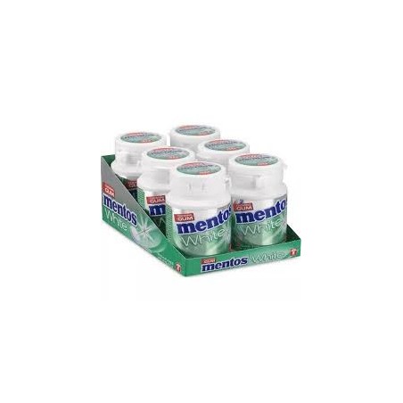 Mentos Gum Green Mint White 6pcs